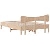 vidaXL Estructura de cama sin colch&oacute;n madera maciza de pino 120x190 cm