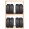vidaXL Soporte para neum&aacute;ticos madera maciza de pino 120x40x180 cm
