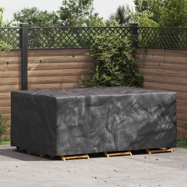 vidaXL Funda para muebles Liso Negro 220 x 150 x 85 cm 210D