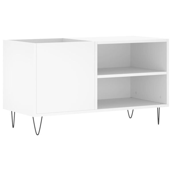 vidaXL Mueble para discos madera de ingeniería blanco 85x38x48 cm