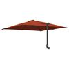 vidaXL Parasol de jardín Terracota 248.5 x 247.5 x 160 cm tela