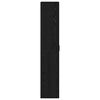 vidaXL Highboard Roble negro 60 x 35 x 180 cm Madera contrachapada
