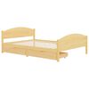 vidaXL Estructura de cama con 2 cajones madera maciza pino 140x200 cm
