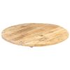 vidaXL Superficie de mesa redonda madera maciza de mango 25-27 mm 70cm