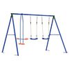 vidaXL Juego de Columpios Exterior Multicolor 263 x 185 x 185 cm
