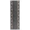 vidaXL Alfombra Runner FLORNES Tejido Gris PP 7 mm