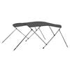 vidaXL Toldo Bimini de 3 arcos gris antracita 183x140x137 cm