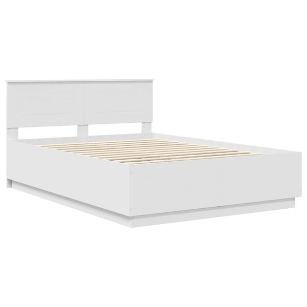 vidaXL Estructura de cama 160 x 200 cm Madera de ingenier&iacute;a
