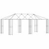 vidaXL Estructura de gazebo sin tela de gazebo 6 x 3 m Negro Acero