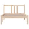 vidaXL Estructura cama individual sin colch&oacute;n madera maciza 90x190 cm