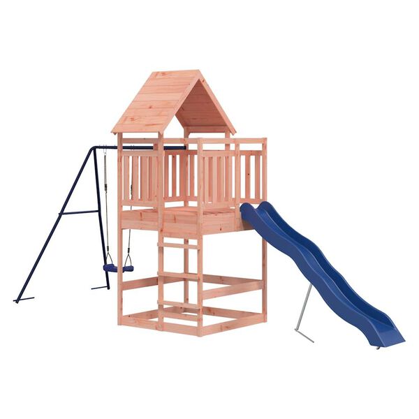 vidaXL Parque infantil de exterior madera maciza Douglas