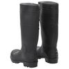 vidaXL Botas de agua negro número 40 PVC