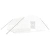 vidaXL Invernadero con estructura de acero blanco 36 m&sup2; 6x6x2,85 m