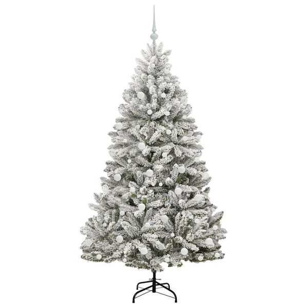 vidaXL &Aacute;rbol de Navidad artificial Verde y 180 cm PVC y Metal