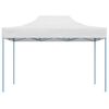 vidaXL Carpa plegable profesional acero blanco 280x410x315 cm