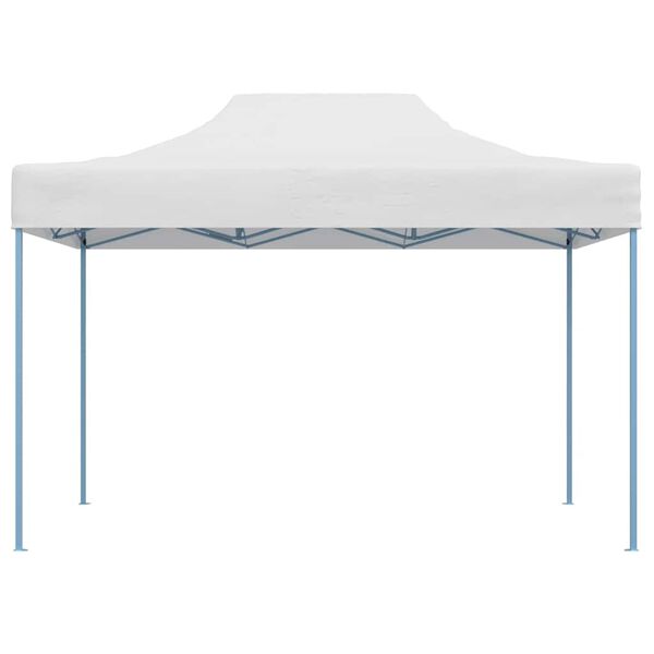 vidaXL Carpa plegable profesional acero blanco 280x410x315 cm