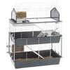 Ferplast Jaula de conejos Barn 100 Double gris 95x57x121 cm