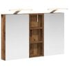 vidaXL Juego de Muebles de Ba&ntilde;o 3 uds. 80 x 10,5 x 50 cm