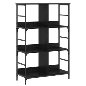 vidaXL Estante de libros 4 niveles 78,5 x 33 x 117,5 cm metal PB