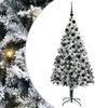 vidaXL &Aacute;rbol de Navidad artificial White 180 cm PVC y Acero y Pl&aacute;stico