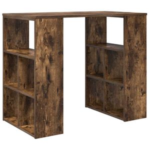 vidaXL Escritorio Roble ahumado Madera de ingenier&iacute;a 90 x 50 x 75 cm