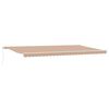 vidaXL Toldo retr&aacute;ctil Multicolor 600 x 300 cm Poli&eacute;ster y Aluminio