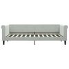 vidaXL Sofá cama nido terciopelo gris claro 80x200 cm
