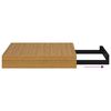 vidaXL Estante de pared 4 pcs Beige 23 x 23,5 x 4 cm
