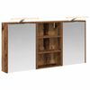 vidaXL Juego de Muebles de Ba&ntilde;o 3 uds. 126 x 16 x 62.5 cm