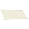 vidaXL Toldo retr&aacute;ctil de tela y acero crema 350x150 cm