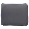 vidaXL Almohada lumbar Gris Espuma Viscoel&aacute;stica 36 x 30 x 12 cm
