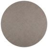 vidaXL Alfombra interior LUGO Crema y Taupe &Oslash; 200 CM Poli&eacute;ster