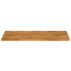 vidaXL Tablero de mesa borde natural madera maciza mango 140x60x2,5 cm