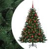 vidaXL &Aacute;rbol de Navidad artificial con bolas 120 cm 150 LED