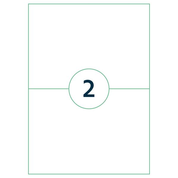 rillprint Etiquetas autoadhesivas 210x148 mm 1000 hojas blanco