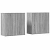 vidaXL Aparadores 2 uds madera de ingenier&iacute;a gris Sonoma 79x38x80 cm