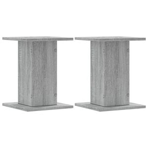 vidaXL Soportes para plantas 2 uds madera gris Sonoma 30x30x40 cm
