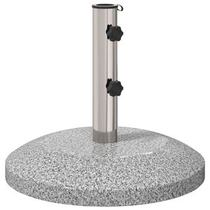 vidaXL Base para parasoles de 40-50 mm 26.45 kg Gris for 40-50 mm Pole