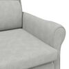 vidaXL sillón Gris claro 76 x 94 x 102 cm Microfibra