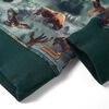 Sudadera infantil verde oscuro 92