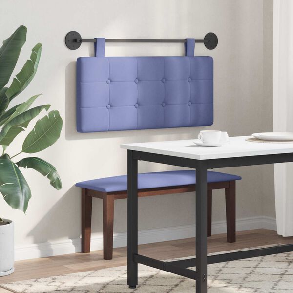 vidaXL Cabecera Colgante Azul jeans 100 x 55 x 5 cm tela