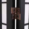 vidaXL Biombo plegable con 3 paneles estilo japon&eacute;s 120x170 cm negro