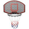 vidaXL Tablero de baloncesto polietileno negro 71x45x2 cm