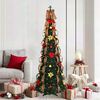 vidaXL Árbol de Navidad artificial con 150 LED Verde 180 cm PVC