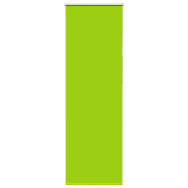 vidaXL Estor Enrollable Opaco hojas verde 70x210 cm Tela Ancho 65,7 cm