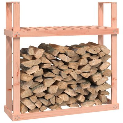 vidaXL Leñero de madera maciza de Douglas 110x35x108,5 cm
