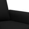 vidaXL Sill&oacute;n cuero sint&eacute;tico negro 60 cm