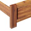 vidaXL Estructura de cama de madera maciza de acacia 90x200 cm