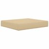 vidaXL Coj&iacute;n para sof&aacute; de exterior 2 pcs Beige Poli&eacute;ster
