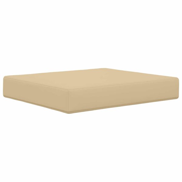 vidaXL Coj&iacute;n para sof&aacute; de exterior 2 pcs Beige Poli&eacute;ster